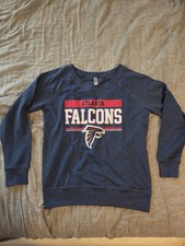 Dark Gray Instant Message Atlanta Falcons Sweatshirt Women's Size M