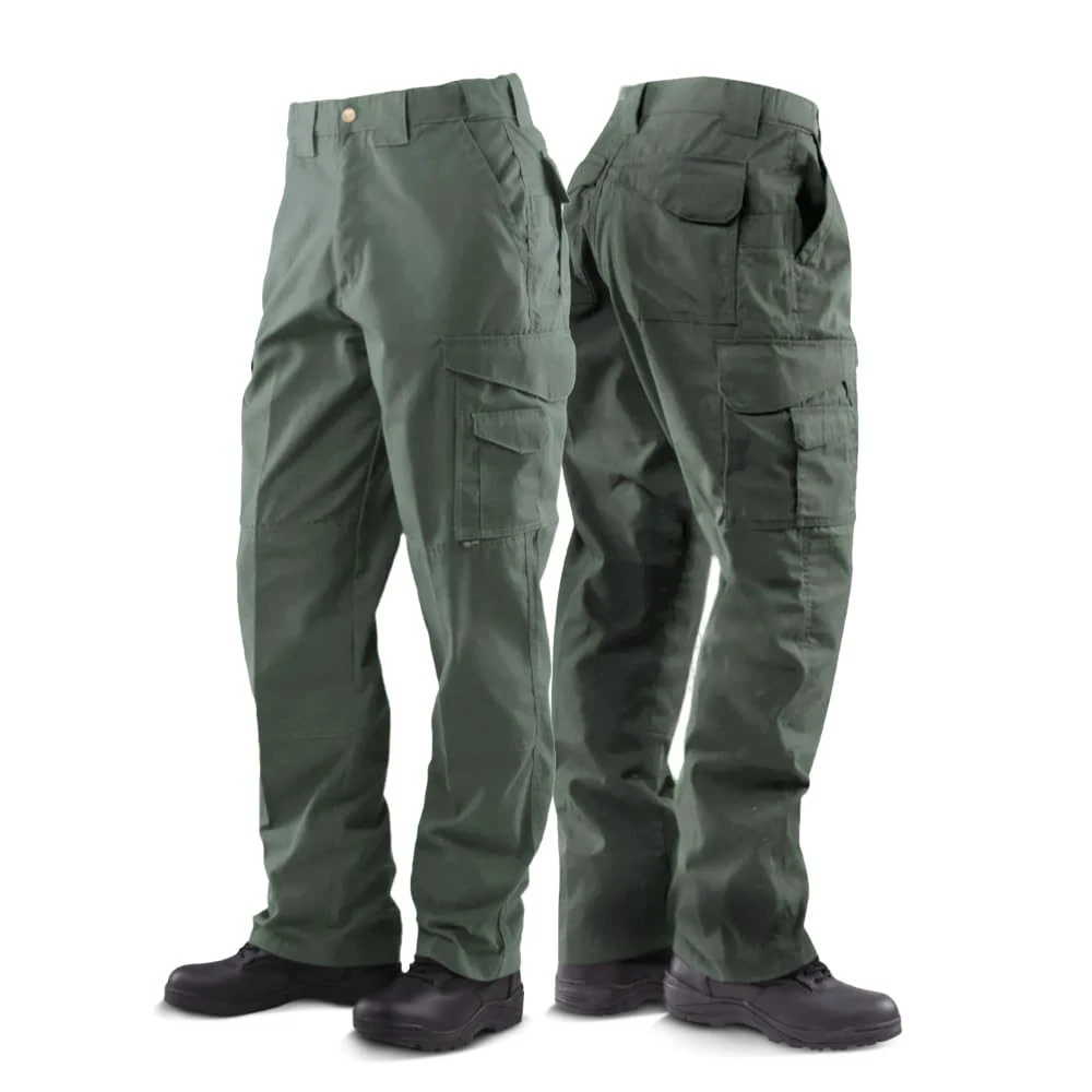 Tru-Spec 24-7 Tactical Pants for Men , Water-Resistant Olive Drab - 30W x 34L