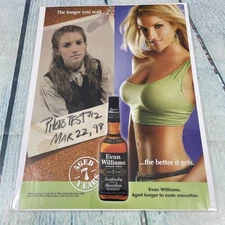 2005 Sexy Lady Blonde Hot Body Whiskey Vtg Print Ad/Poster Pinup Art Magazine Pg