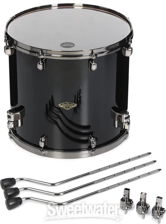 Tom de chão Tama Starclassic nogueira/bétula - 18 polegadas x 16 polegadas, preto piano - Imagem 2 de 4