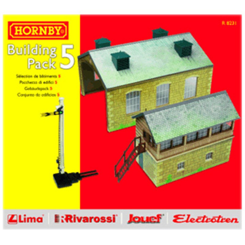 Hornby Building Extension Pack 5 OO Gauge Railway Scenery R8231