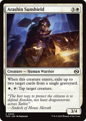 Magic - Arashin Sunshield - [TDM - 3 Near Mint]