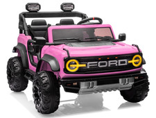 First Ride On 24V Ride on Toys for Big Kids Licensed Ford Bronco Raptor 2 Seater
