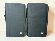 MediaGear CD DVD Blu Ray Disc Travel Storage Case x2 Lot 1 72 ct 1 48 ct
