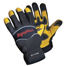 Refrigiwear 0282Rgbkmed Cold Protection Gloves, Grain Pigskin Leather Palm,