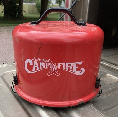Camco Little Red Outdoor Portable Tabletop Propane Heater Fire Pit 11.25 Inch