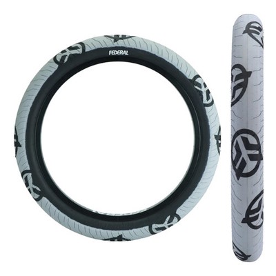 Federal COMMAND LP LOGO BMX Reifen grau / schwarz 20 x 2.4 Zoll Street