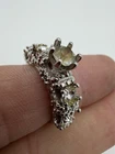 Vintage Sterling Silver 925 Solitaire Ring Engagement Style Sz 8 6.27g