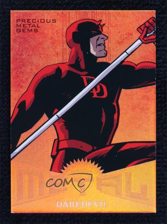 2017 Fleer Ultra Marvel Spider-Man Metal PMG Bronze 36/199 Daredevil #MM48 0n1z