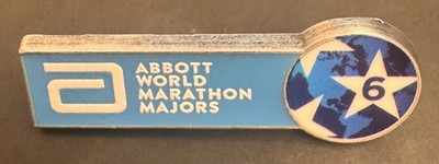 6Star Abbott World Marathon Major Pin - neu