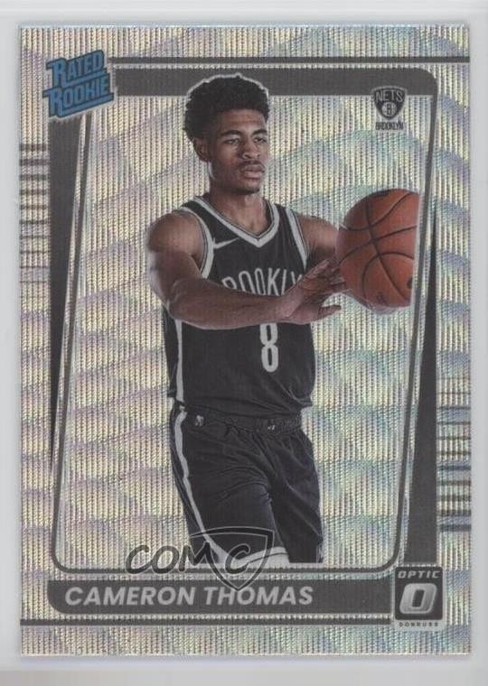 2021 Donruss Optic Rated Rookie Fanatics Box Set Prizm Cameron Thomas #153 0k9i