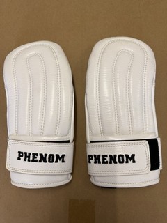 Phenom BM 15 White Leather Boxing BagMitts Adult Size Medium