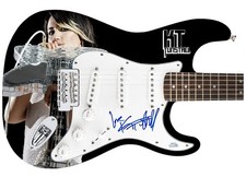 KT Tunstall Signed Autographed 1/1 Custom Graphics Photo Guitar ACOA