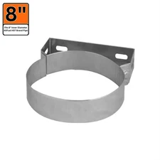 8 In. X 1 In. Wall Bracket for Double Wall Chimney Pipe