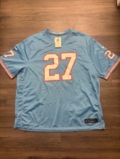 Tennessee Titans Eddie George Nike Blue Oilers Throwback NFL Game Jersey 3XL NWT