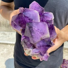 6.5lb Natural Amethyst quartz cluster crystal specimen Healing