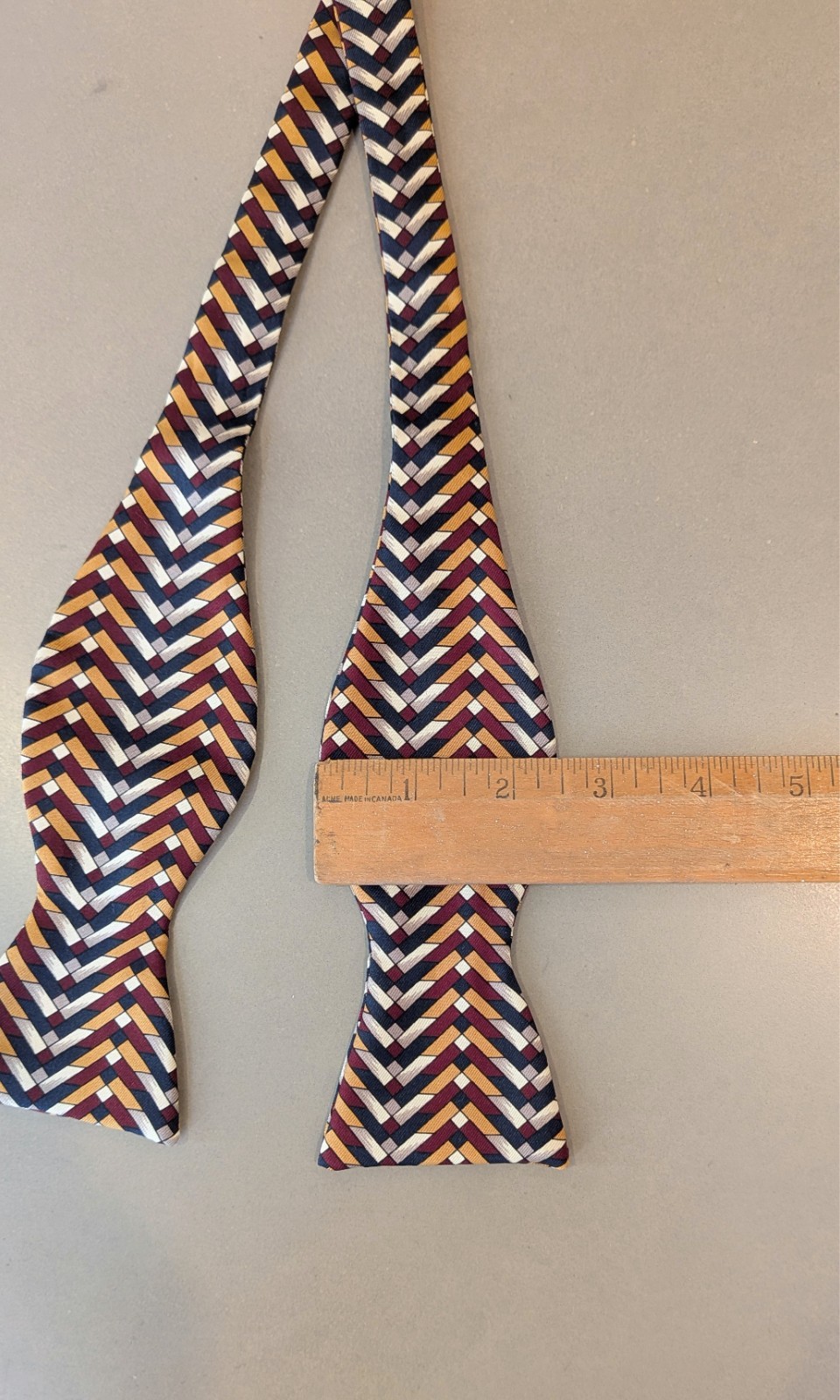 Robert Talbott Studio Adjustable Silk Bow Tie in … - image 5