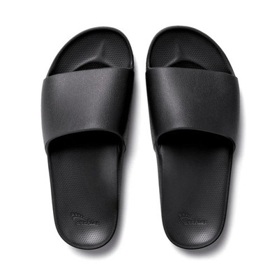 Archies Arch Support Black Unisex Slides NEW With Tags