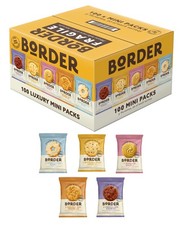 Border Biscuits 100 Packs 5 Flavour Bulk Multipack Individually Wrapped for Cafe