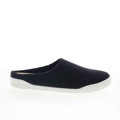 SoftWalk Auburn S2151-016 Womens Black Canvas Slip On Mule Flats Shoes 7.5
