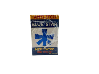 Blue Star Anti-Itch Medicated Ointment 2oz ***3 Pack*** Exp. 11/2027.  Brand new