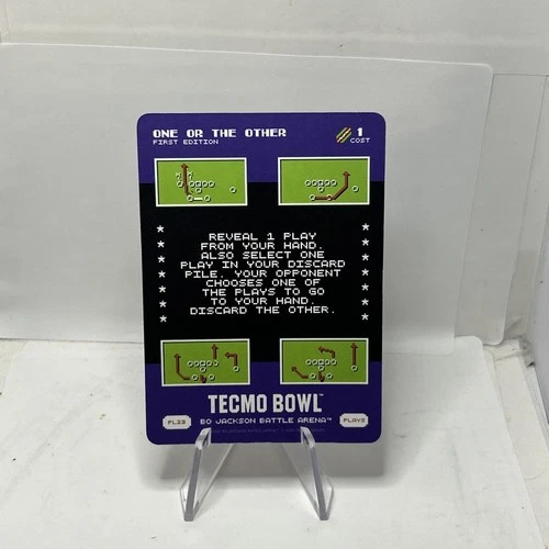 Bo Jackson Battle Arena Tecmo Bowl Play one or the other ssp PL23