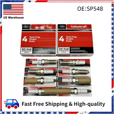 #ad 8 Pack NEW OEM SP548X For Ford Motorcraft Platinum Spark Plug CYFS12F1X $21.00