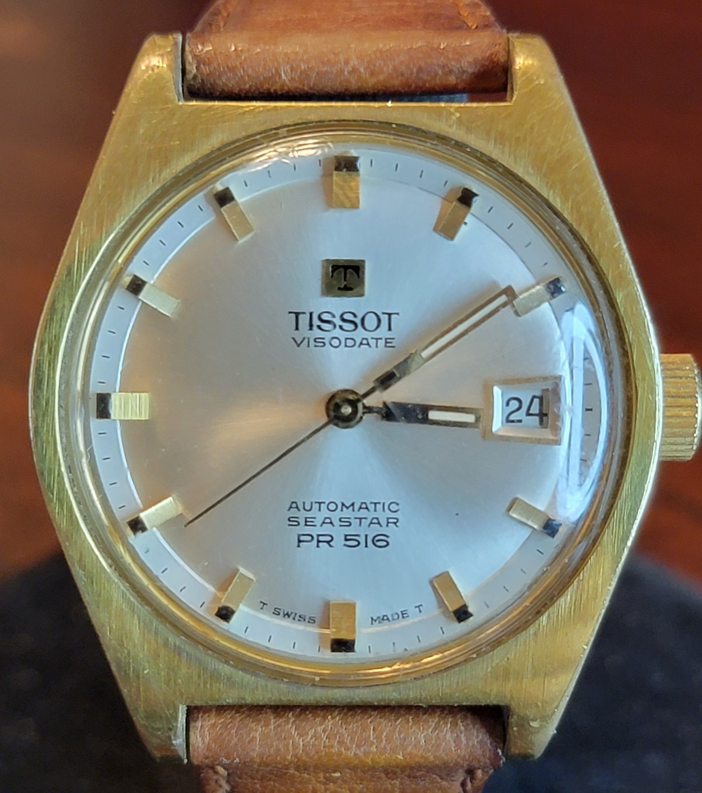 Automatic Seastar TISSOT Watch Vintage PR516 Visodate Men's - VintageWatches.PK Automatic Seastar TISSOT Watch Vintage PR516 Visodate Men's - vintagewatches.pk