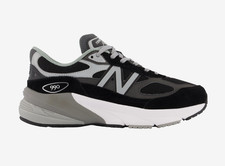 New Balance 990 V6 Black White GC990BK6 GS SZ 4Y-7Y Womens New Classic Casual