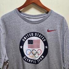 United States Olympic Team Shirt Mens 2XL Gra...