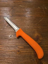 Dexter Russell Sani-Safe K144 Bait/Utility Knife 4" Blade – Made in USA – Orange