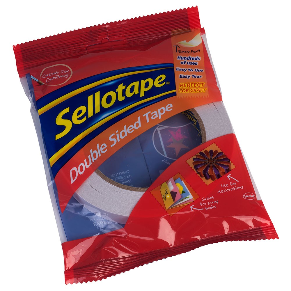 Sellotape Double Sided Tape 12mm x 33m