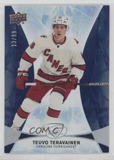 2021-22 Upper Deck Ice 2020-21 Base Royal Blue 13/99 Teuvo Teravainen #38 18m3