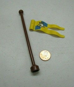 Lego Duplo REPLACEMENT EAGLE KNIGHT FLAG from CASTLE SET #4776 #4777 Vintage
