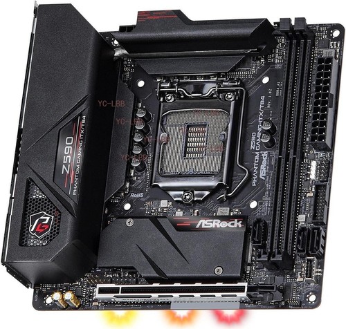 ASRock Z590 PHANTOM GAMING-ITX LGA 1200 Intel Z590 Mini ITX Intel Motherboard - Picture 3 of 6