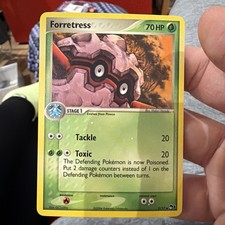 Forretress 9/17 Non Holo aus Pokemon POP Serie 3 NM Misprint White Spot