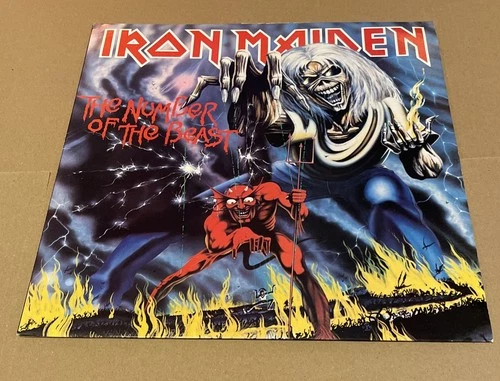 IRON MAIDEN - The Number Of The Beast, Vinyl LP, EMC3400, A2/B3+Merch Slip