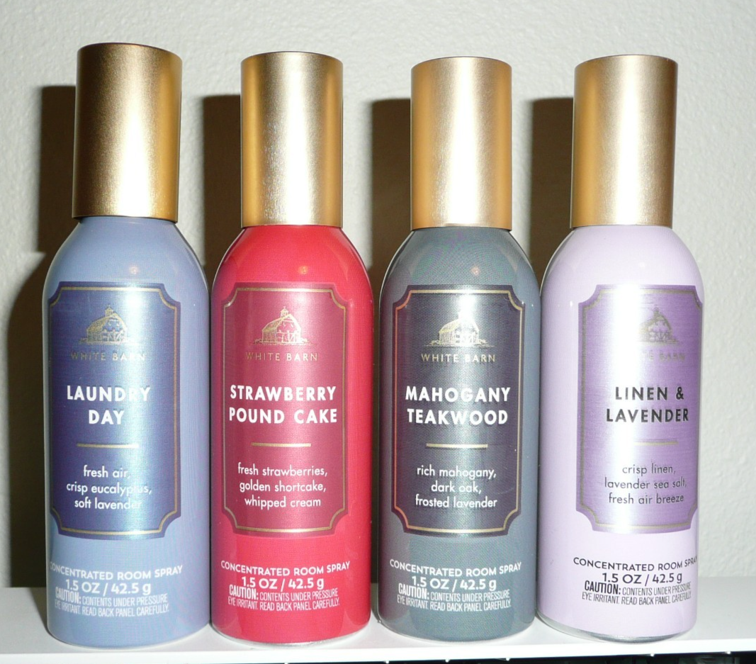 WHITE BARN Concentrated Room Spray Your Choice From Bath Body Works