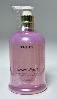 TRULY Smooth Legend Hydra-Renew Body Wash w Hyaluronic Acid NEW/Sealed 15 fl.oz.
