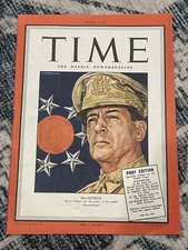 WW2 WWII Time Magazine August 27 1945 Pony Edition General Douglas Macarthur