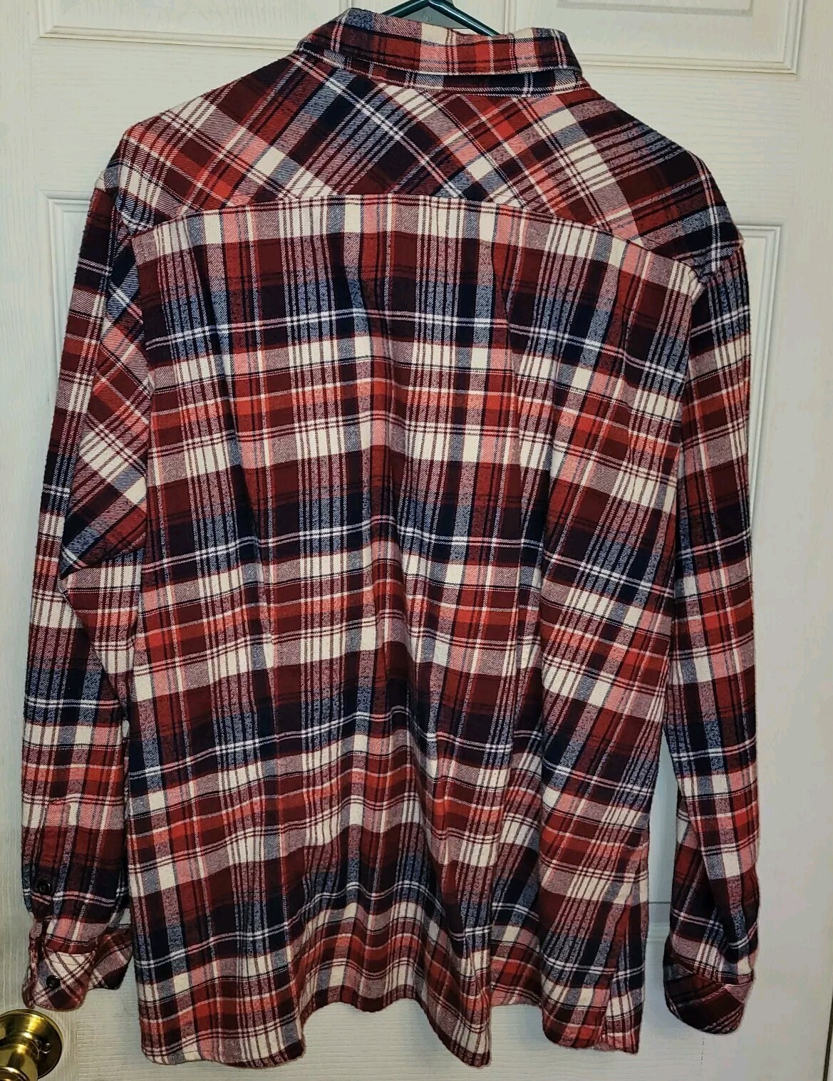Natural Reflections Plaid Flannel Button Down Shi… - image 6
