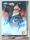 Nick Burdi 2019 Topps Chrome Autograph Rookie #RA-NB Pittsburg Pirates