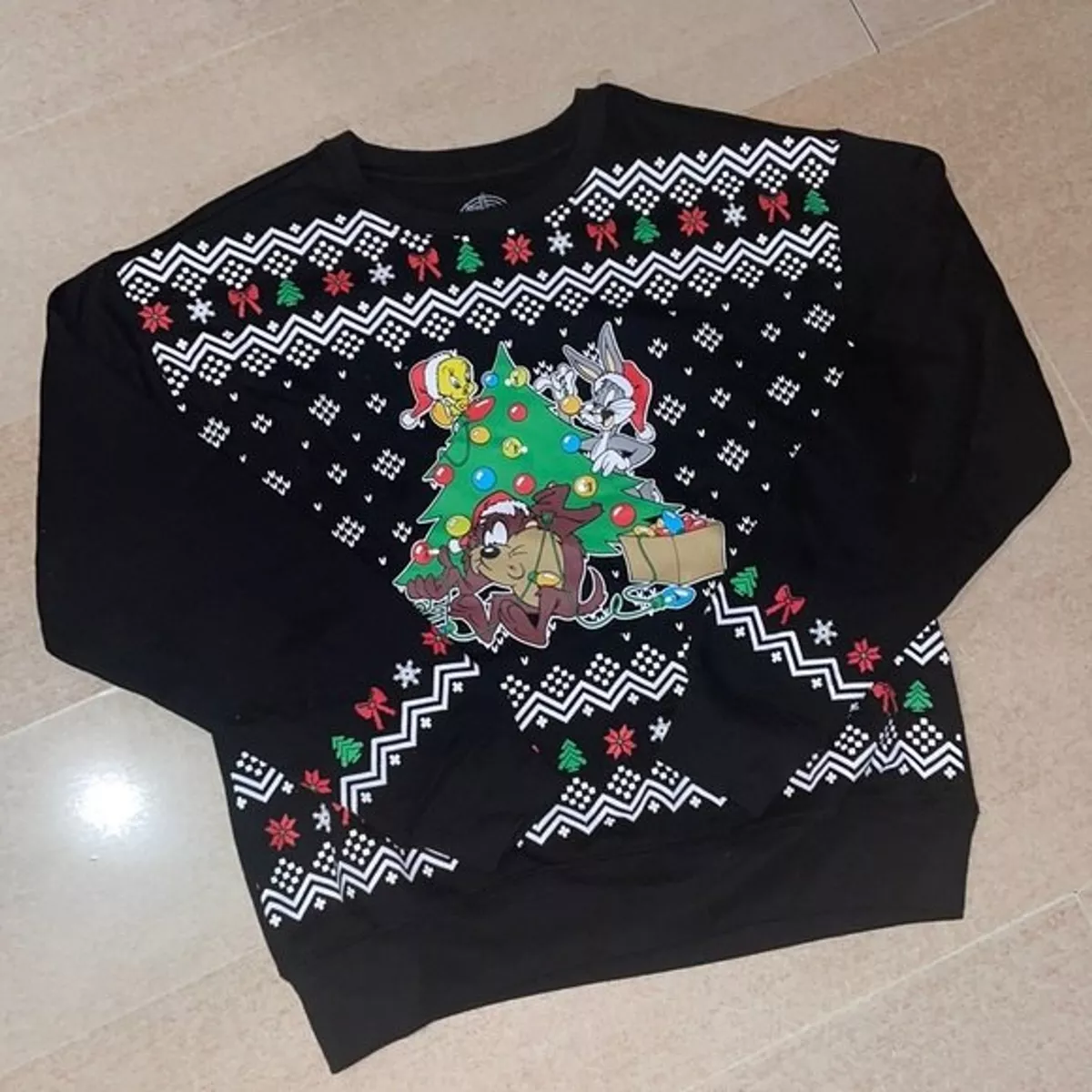 Looney Tunes Light Up Christmas Sweater