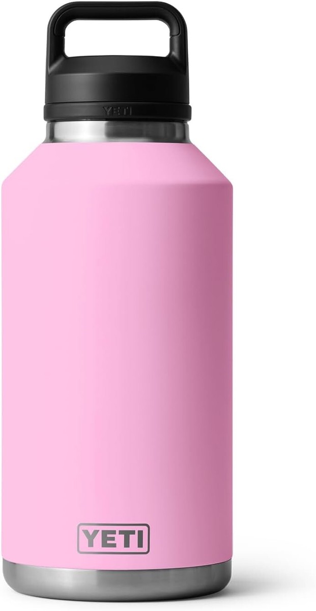 GENUINE YETI Rambler 64oz 1.9L Water Bottle Chug Power Pink