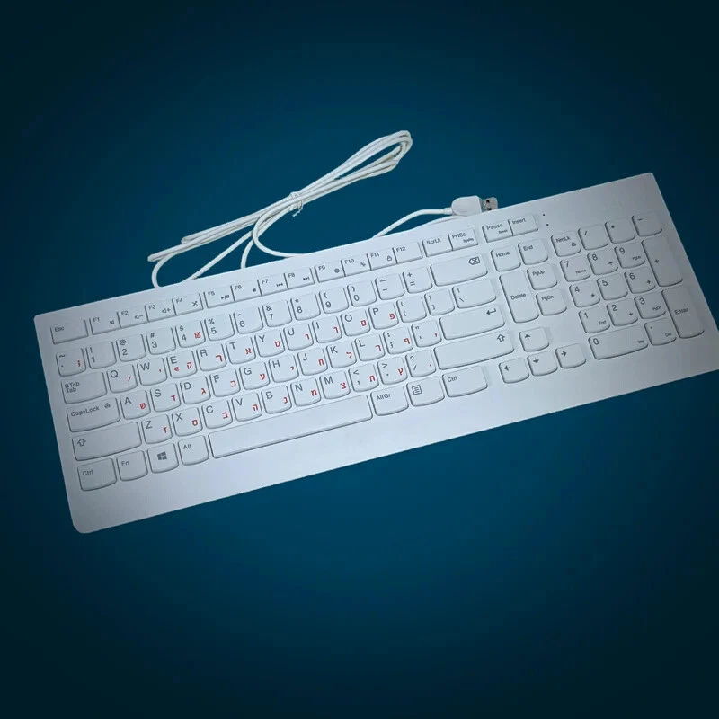 USB wired keyboard for Lenovo Hebrew layout keyboard SK8823 KU1601 SK8823 - Image 4 of 4