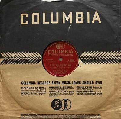 Claude Thornhill s * It s a Pity To Say Goodnight * Columbia 37498 * V+(78)