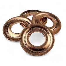 4 Copper Fuel Injector Washers For Land Rover Defender 200Tdi & 300Tdi 1990 1998