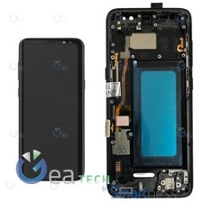 DISPLAY LCD SAMSUNG GALAXY S8 G950 RICAMBIO SCHERMO TFT INCELL FRAME NERO