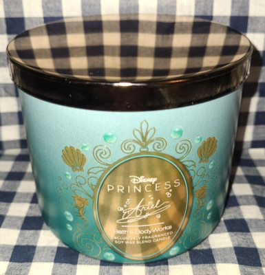 ALL NEW Ariel DISNEY PRINCESS 3-Wick Candle 25-45 hour 14.5 oz Bath & Body Works