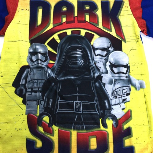 NEW Star Wars Pajama Set Pajamas Boys 4 Lego Darth Vader Dark Side Stormtroopers - Picture 4 of 10